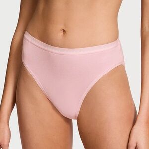 Victoria's Secret Stretch Cotton High-Leg Brief Panty Pretty Blossom XL NEW